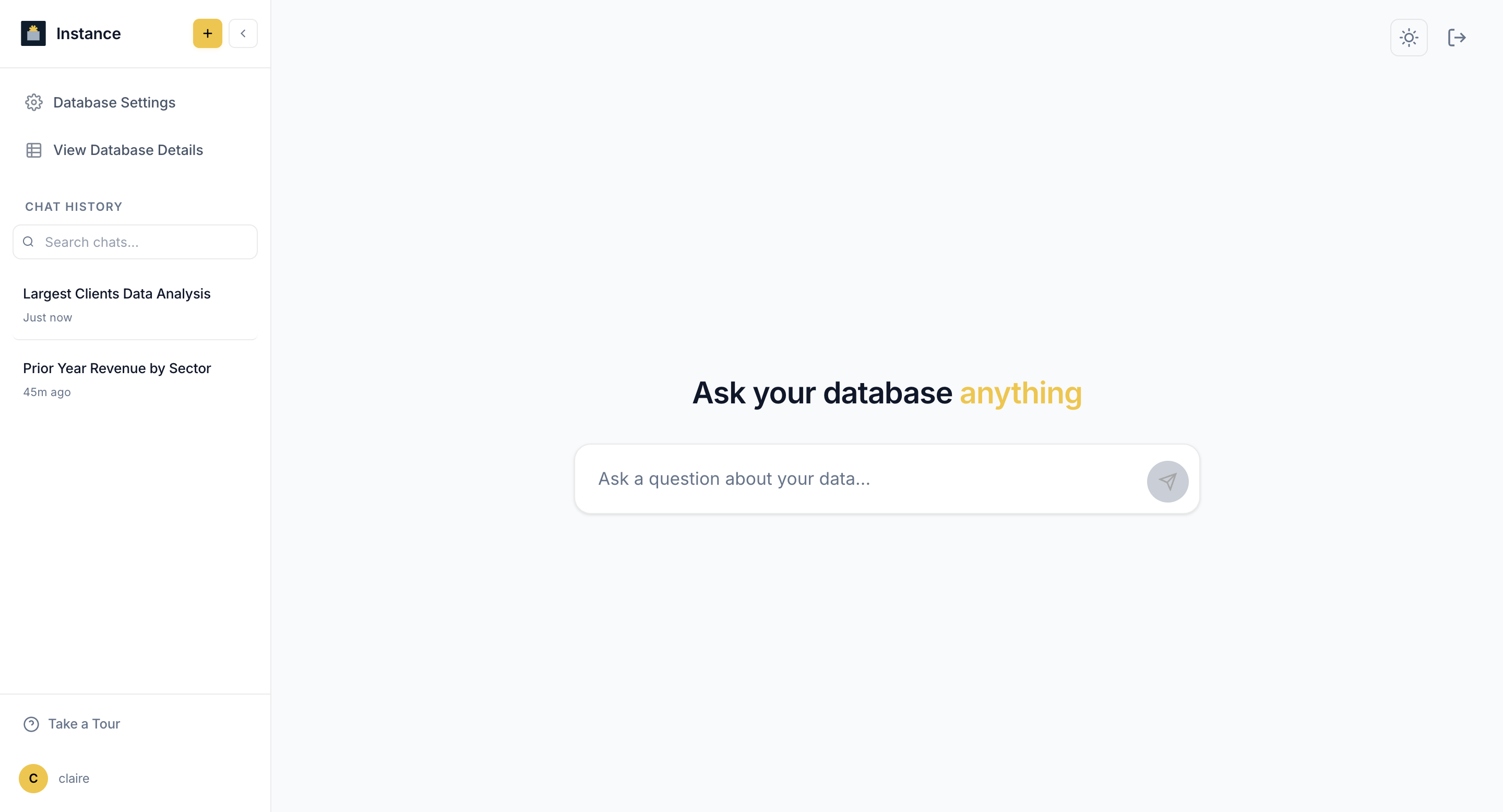 Instance demo screenshot
